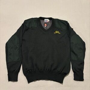 Blauer Vintage Sweaters Green Gore Wind Stopper Outdoor Fall V Neck Size 2XL XXL